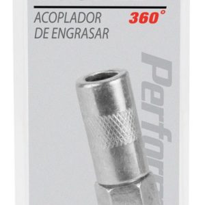 Performance Tool Grease Gun Coupler, Use with Most Hand Operated Grease Guns, 4500 PSI Maximum Working Pressure, 360 Degree Swivel – W54226