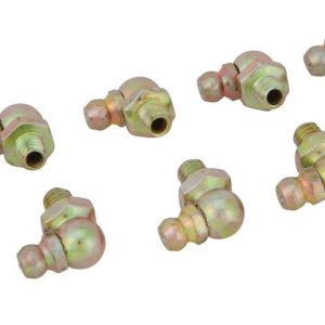 Performance Tool Grease Fitting, 6 Millimeter – 1 Thread 90 Degree, Set of 10 – W54248