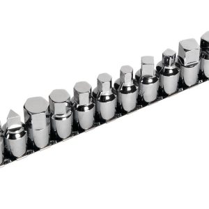 Performance Tool Socket Set, Drain Plug, Chrome Vanadium Steel – W54287