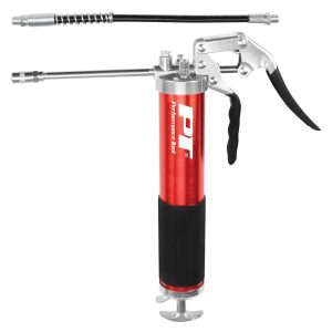 Performance Tool Grease Gun, Use with 14 Ounce Grease Cartridge, Pistol Grip Arm, Aluminum Anodized Barrel – W54291