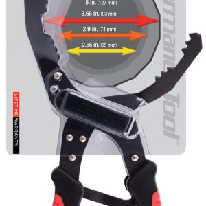 Performance Tool Pliers, 30 Degree Offset Angled Self-Adjusting, 2 to 2-1/2 Inch Capacity, Non-Reversible, With Automatic Return – W54315