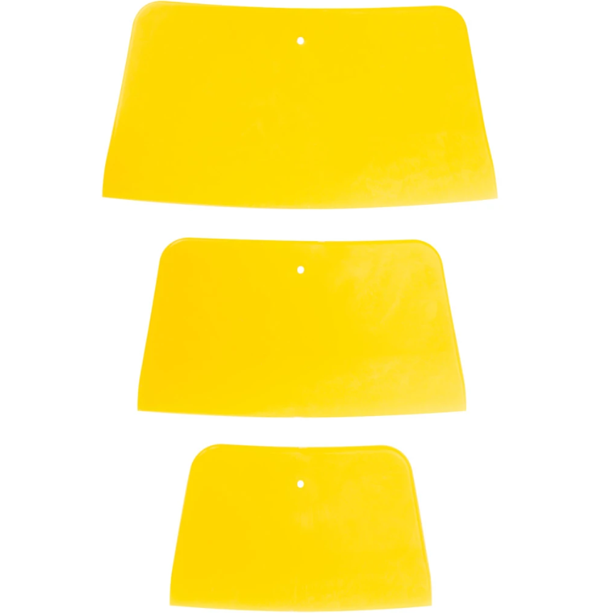 Performance Tool Body Filler Spreader, Restore Series, Use for Many Filler/ Touch Ups/ Putty Spreading Work, Yellow, Plastic – W60116