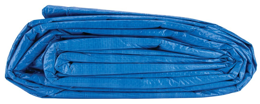 Performance Tool Tarpaulin, Water Proof/ Mildew and Tear Resistant, 16 Foot X 20 Foot, Blue, With Grommet – W6015