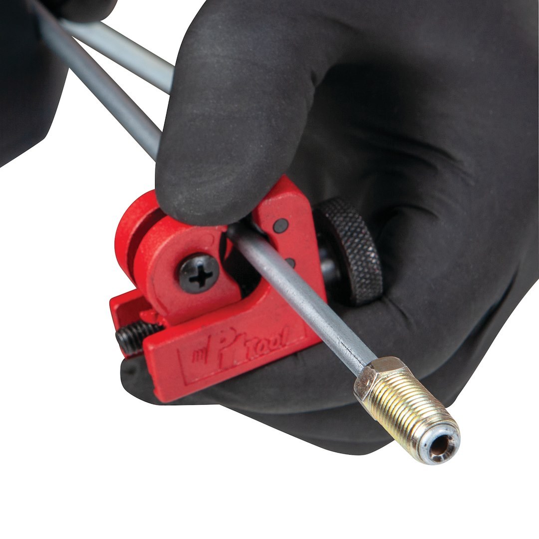 Performance Tool Tubing Cutter, 1/8 Inch to 5/8 Inch Cutting Capacity, Red – W700C