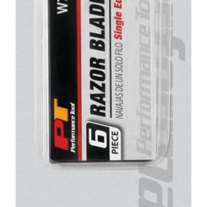 Performance Tool Razor Blade, Fits Standard Razor Scrapers, Single Edge, Set of 12 – W742