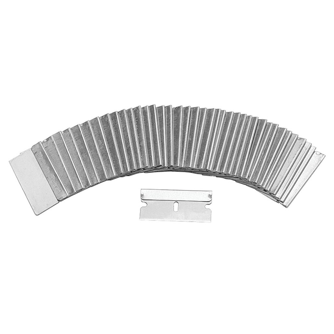 Performance Tool Razor Blade, Fits Standard Razor Scrapers, Single Edge, Set of 100 – W747