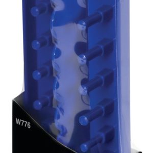 Performance Tool Socket Storage Rail, 1/4 Inch Drive Socket, Holds Up to 28 Metric Size Sockets, Blue, Single – W776