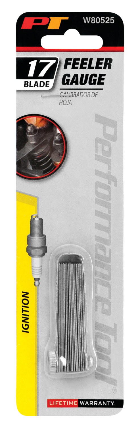 Performance Tool Feeler Gauge, 17 Blades/ 0.01 to 0.035 Inch, 1-1/2 Inch Length – W80525
