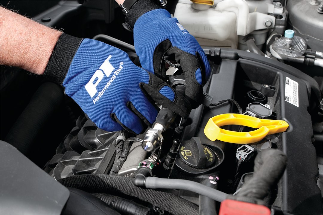 Performance Tool Spark Plug Wire Pliers, Use to Remove Spark Plug Cables, Plastic Grip, Yellow – W80531