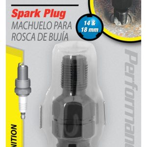 Performance Tool Spark Plug Thread Chaser, For Use with 14 Millimeter/ 18 Millimeter Spark Plug Thread Holes – W80539