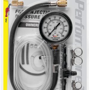 Performance Tool Fuel Injection System Tester, Used to Diagnose Drivability Problems Relating to Fuel Injection System – W80595