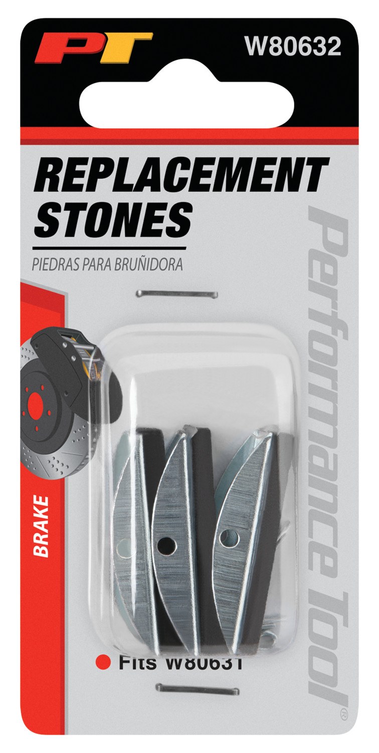 Performance Tool Honing Stone, Use with Performance Tool Part Number W80631 Brake Cylinder Hone, 27/32 to 2 Inch Size, Set of 3 – W80632
