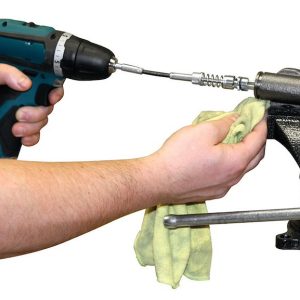 Performance Tool Wheel Cylinder Hone, Use with Brake Cylinder, 11/16 to 2-1/2 Inch Honing Capacity, 2 Stone – W80633
