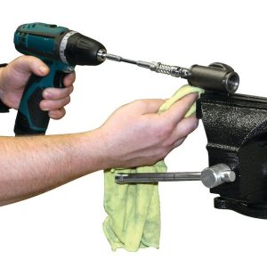 Performance Tool Wheel Cylinder Hone, Use with Brake Cylinder, 11/16 to 2-1/2 Inch Honing Capacity, 2 Stone – W80633