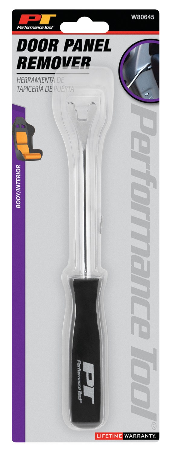 Performance Tool Door Panel Removal Tool, Heavy Duty Chrome Plated Shaft – W80645