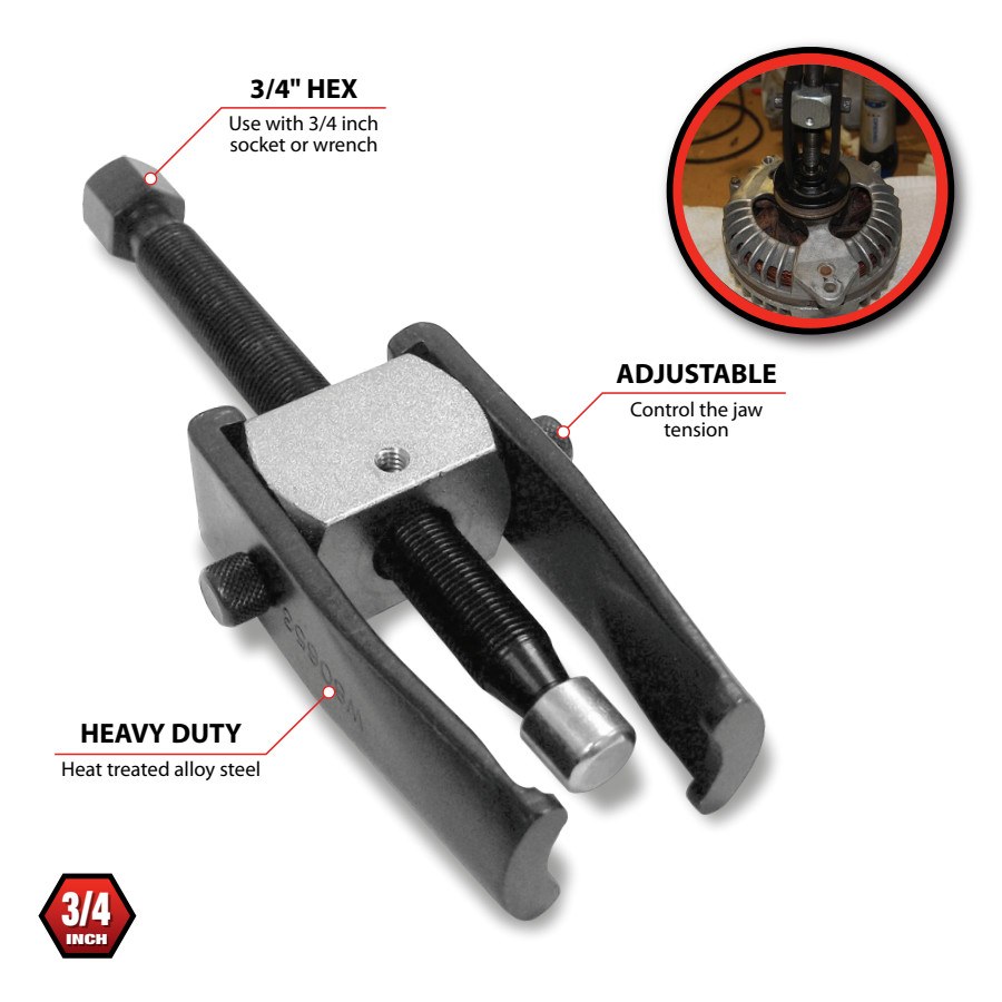 Performance Tool Pulley Removal/ Installation Tool – W80653