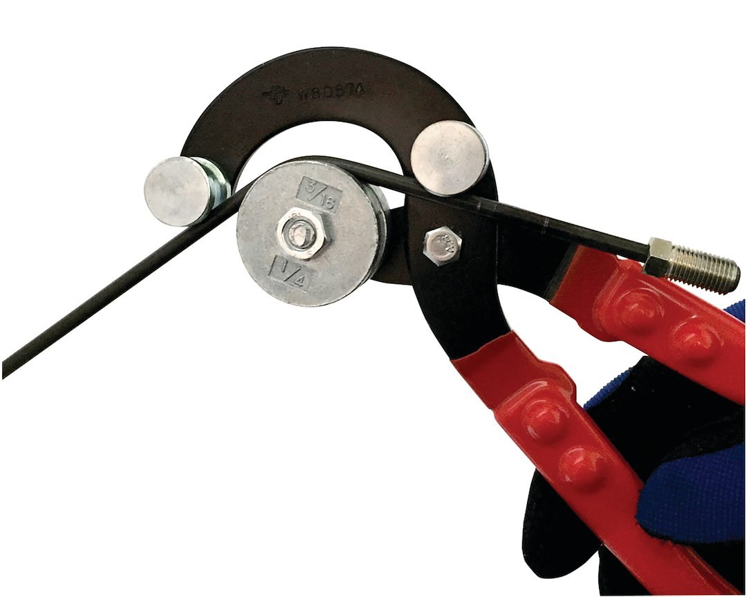 Performance Tool Tubing Bender, Use to Bend 3/16 Inch/ 1/4 Inch/ 5/16 Inch/ 3/8 Inch Copper/ Brass Tubing – W80674