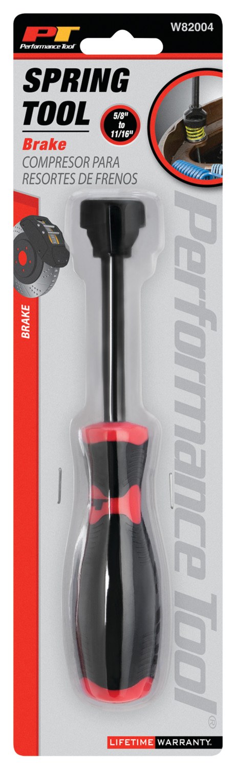 Performance Tool Brake Spring Tool, Use to Remove and Install Retaining Springs on Car Drum Brakes – W82004