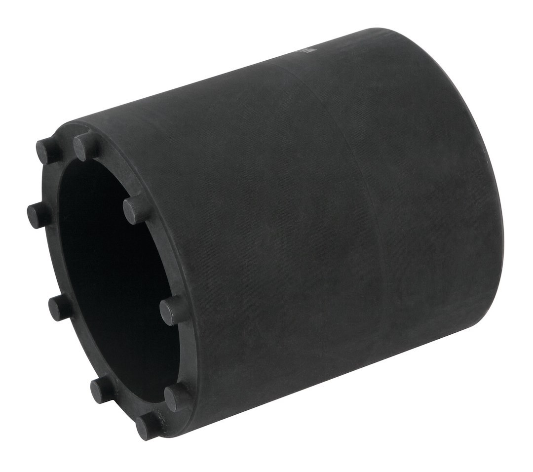 Performance Tool Spindle Nut Socket, For Trucks with 10-1/2 and 11-1/2 Full Floating Rear Axles, 9 Slot 2-3/4 Inch, 1/2 Inch Drive, Black – W83006