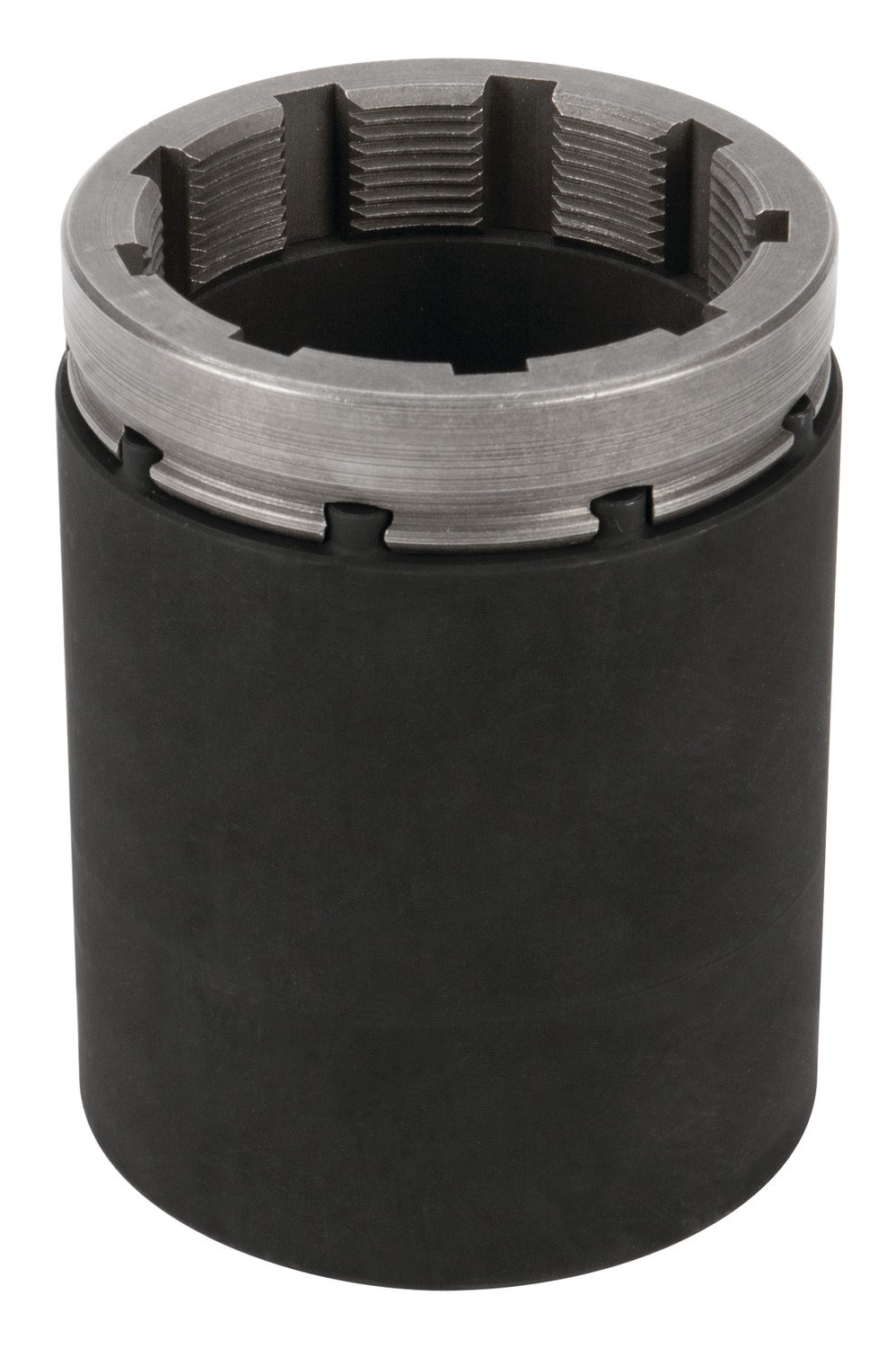 Performance Tool Spindle Nut Socket, For Trucks with 10-1/2 and 11-1/2 Full Floating Rear Axles, 9 Slot 2-3/4 Inch, 1/2 Inch Drive, Black – W83006