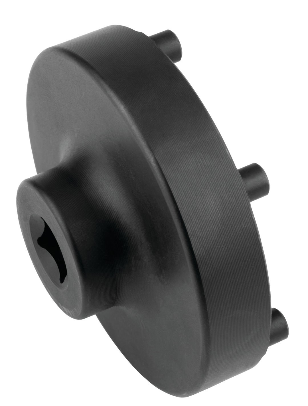 Performance Tool Spindle Nut Socket, 6 Lug, 3/8 Inch Drive, Black, Chrome Moly Alloy Steel – W83009