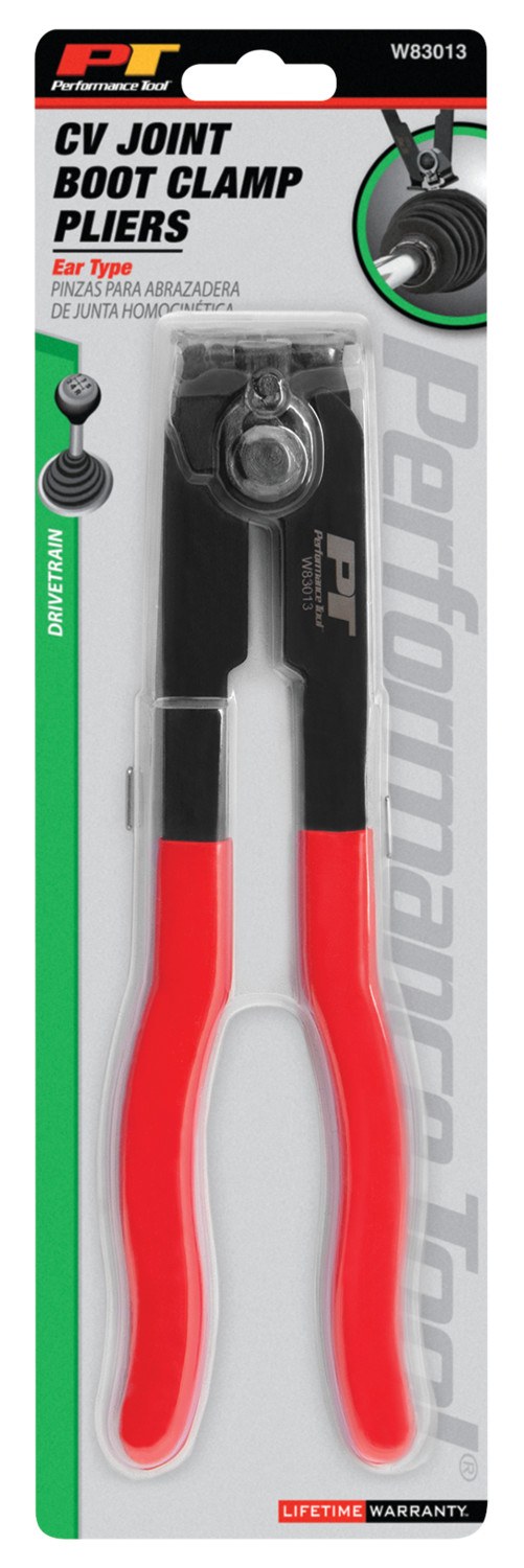 Performance Tool Axle CV Joint Banding Tool, Use to Crimp and Flatten Clamps on Ear Type CV Joint Boot Clamps – W83013
