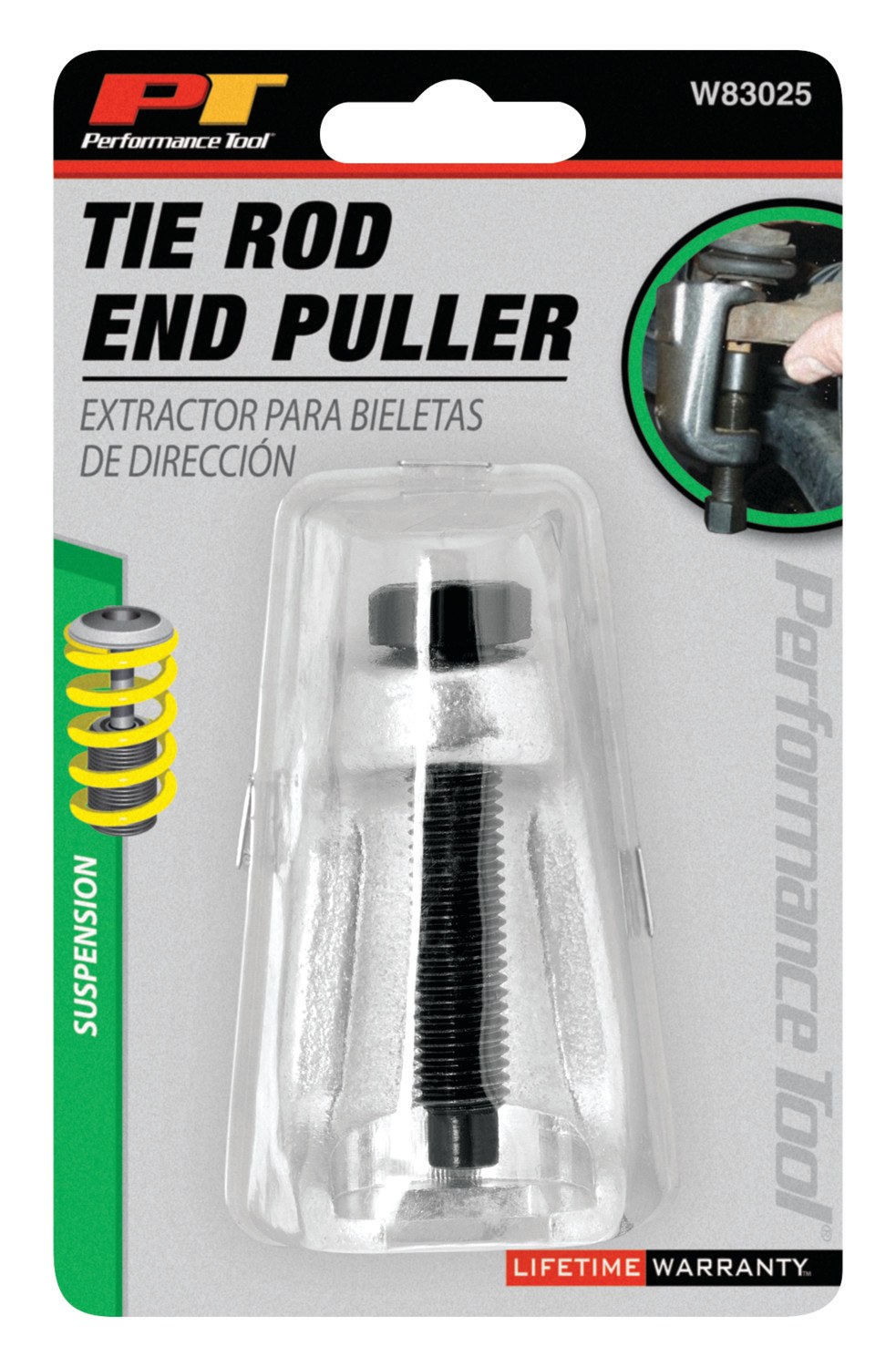 Performance Tool Tie Rod Removal/ Installation Tool, Use to Remove and Prevent Damage to the Tie Rod Studs – W83025