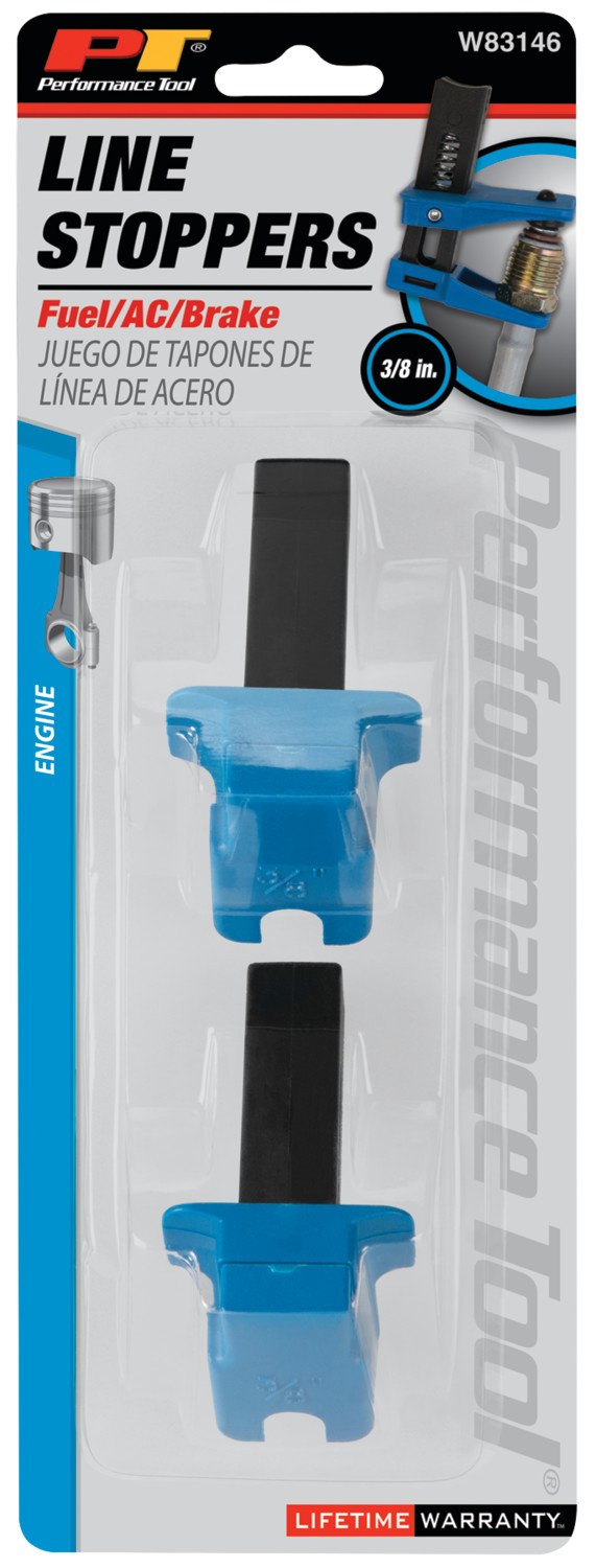 Performance Tool Fuel Line Disconnect Tool, Use to Seal Transmission Cooler/ Brake/ Air Conditioning Lines and Fuel Lines – W83146