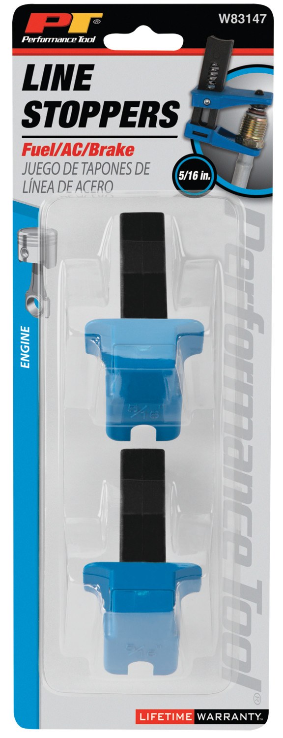 Performance Tool Fuel Line Disconnect Tool, Use to Seal Transmission Cooler/ Brake/ Air Conditioning Lines and Fuel Lines – W83147