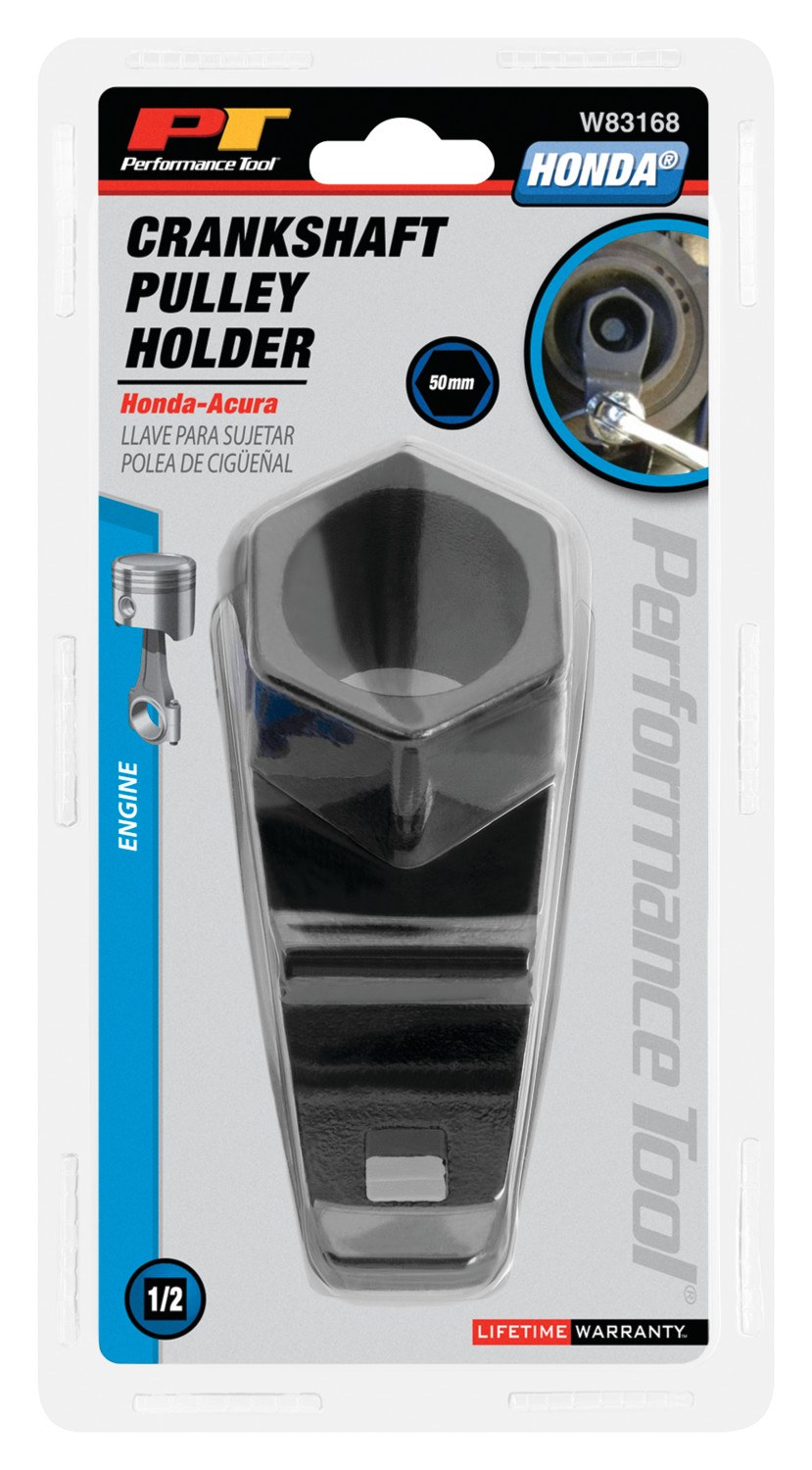 Performance Tool Pulley Removal/ Installation Tool, Use to Remove and Install of Crankshaft Pulley Bolt – W83168