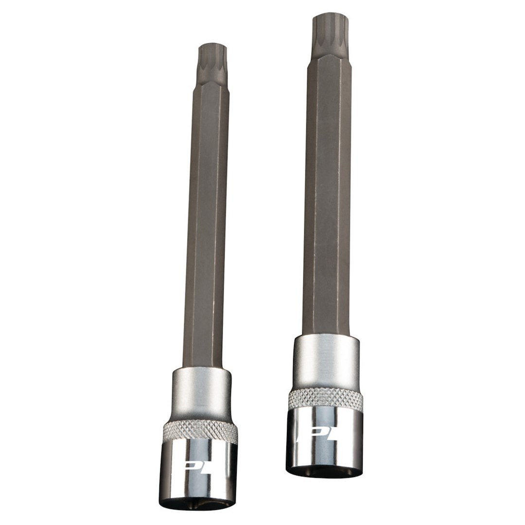 Performance Tool Drill Bit Socket Set, Toyota Head Bolt Socket Bit, With 8 Millimeter and 10 Millimeter Triple Square Bit, Cr-V Construction – W83184
