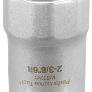 Performance Tool Socket, 1/2 Inch Drive, 2-3/8 Inch, Standard, Lock Nut Socket, 6 Point, Single – W83241