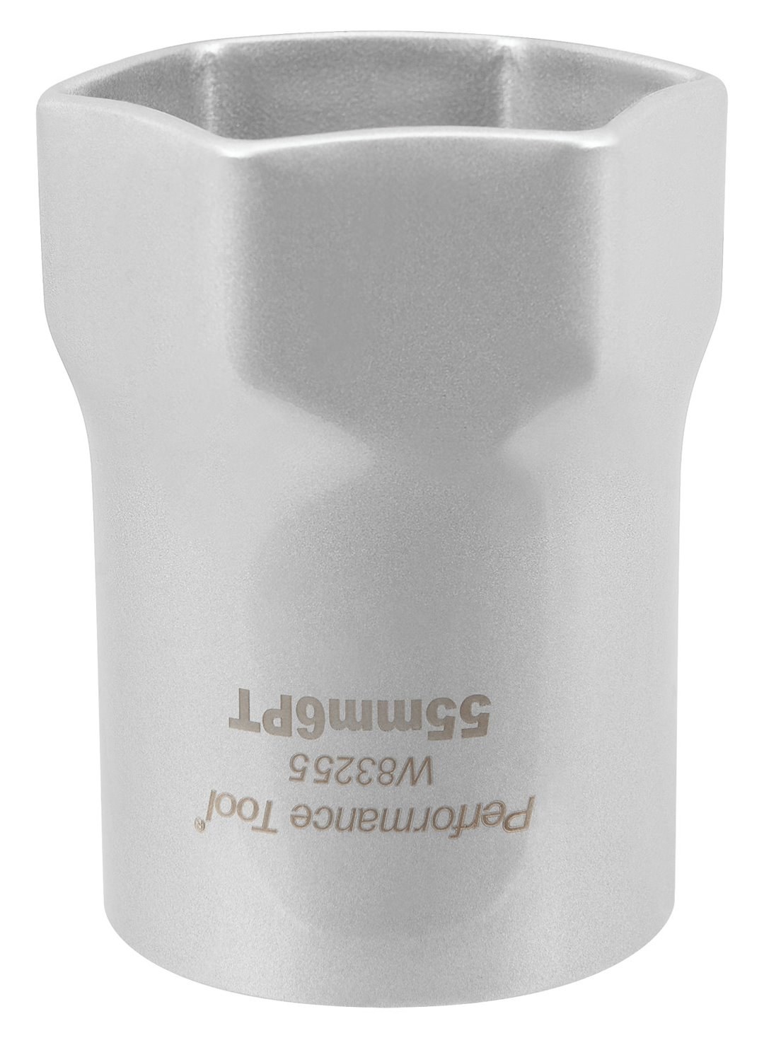 Performance Tool Socket, 1/2 Inch Drive, 55 Millimeter, Metric, Wheel Bearing Hex Locknut Socket, 6 Point, Single – W83255
