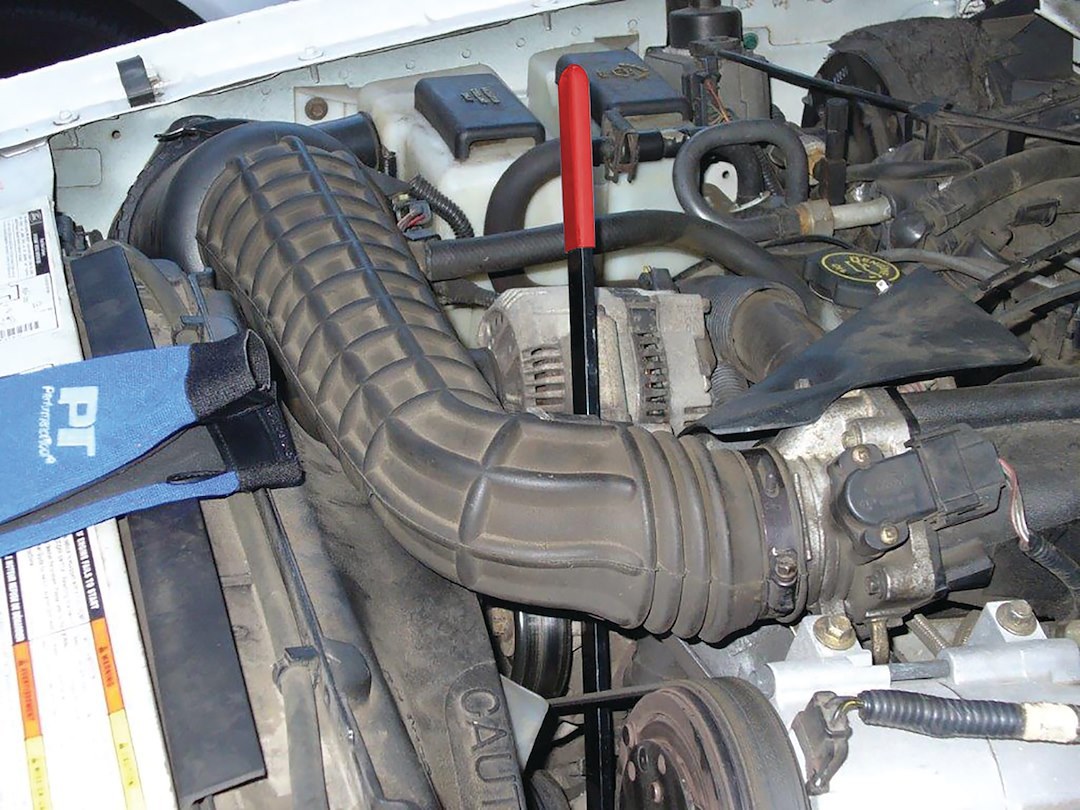 Performance Tool Accessory Drive Belt Tool, Use to Release Tension on Serpentine Belts with Spring Loaded Idler Pulleys – W84010