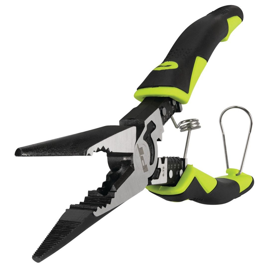 Performance Tool Pliers, Multifunctional Long Nose, 8-1/2 Inch Length, Non-Reversible, Without Automatic Return, Non-Slip Grip – W86507