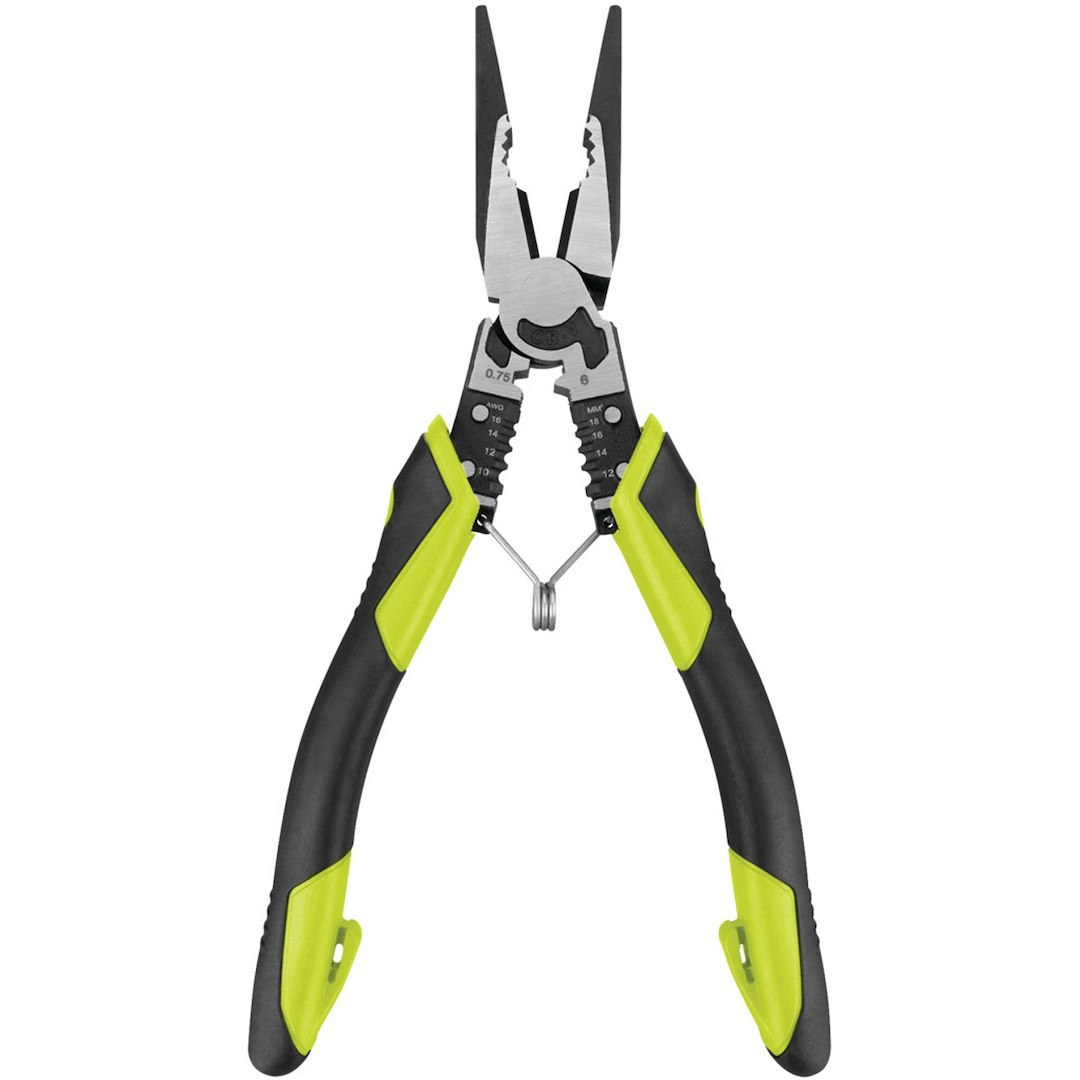 Performance Tool Pliers, Multifunctional Long Nose, 8-1/2 Inch Length, Non-Reversible, Without Automatic Return, Non-Slip Grip – W86507