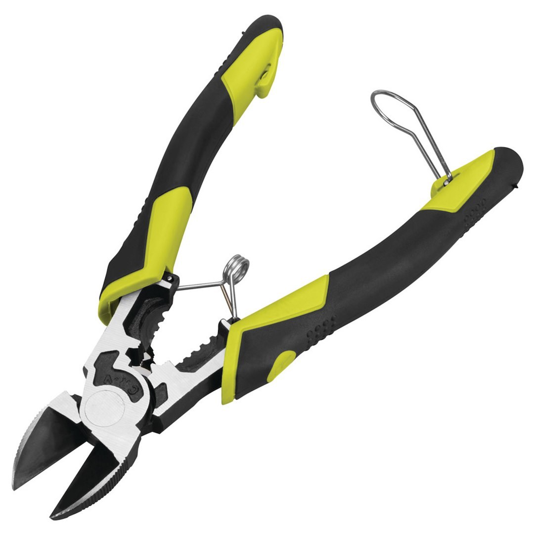 Performance Tool Pliers, Multifunctional Diagonal Nose, 7-12 Inch Length, Non-Reversible, Without Automatic Return, Non-Slip Grip – W86509