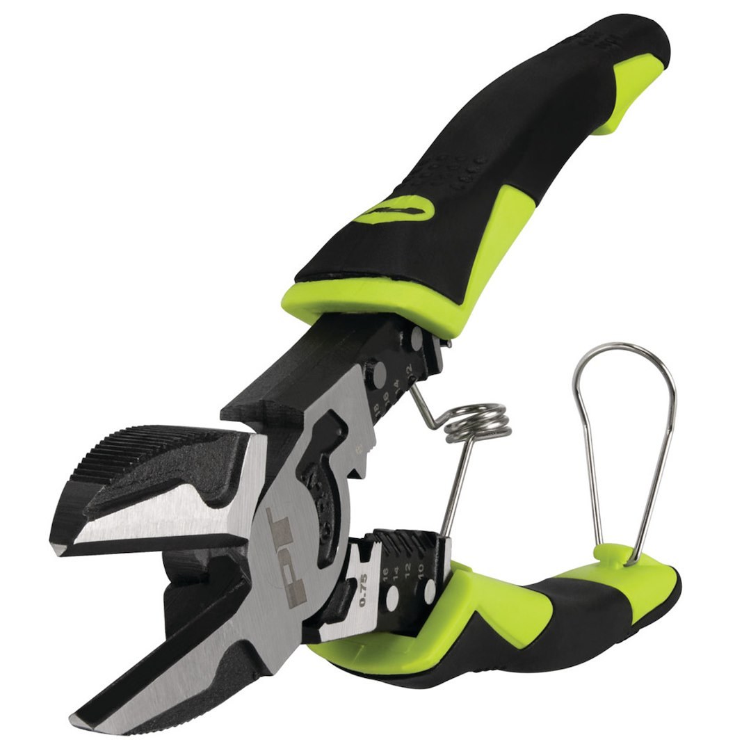 Performance Tool Pliers, Multifunctional Diagonal Nose, 7-12 Inch Length, Non-Reversible, Without Automatic Return, Non-Slip Grip – W86509