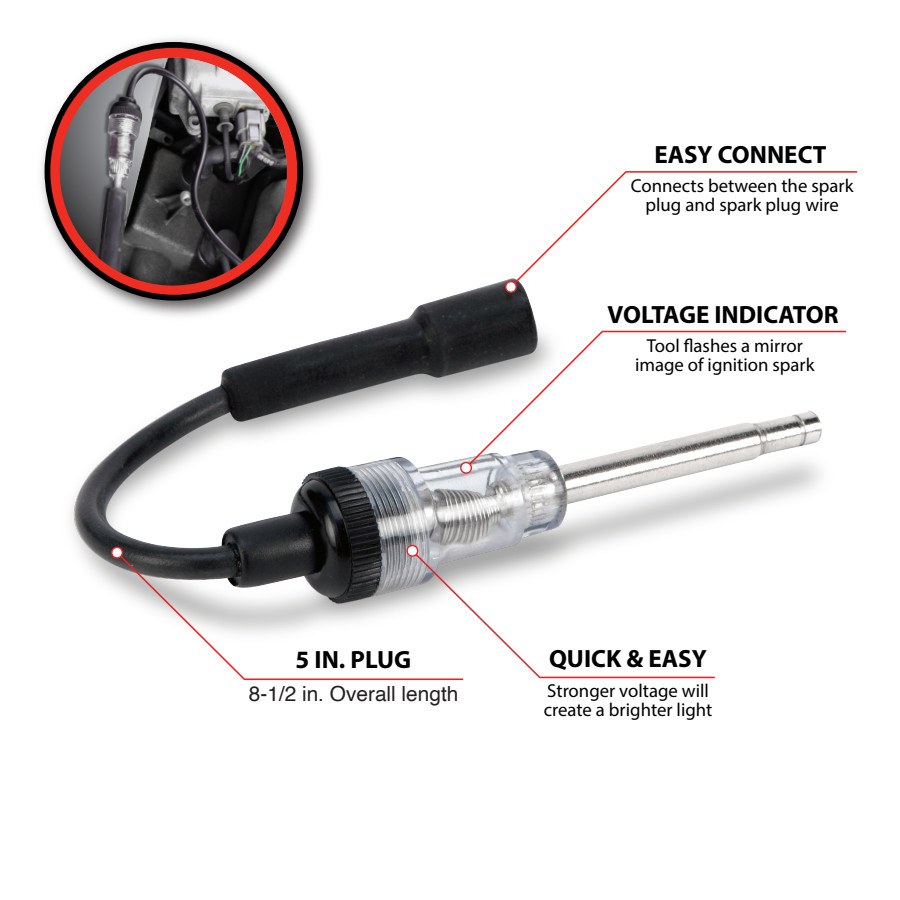 Performance Tool Ignition Test Tool, Use to Test Condition of Ignition System at Each Cylinder – W86554