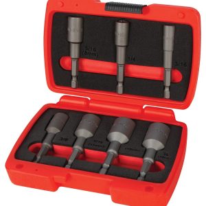 Performance Tool Nut Driver, Chrome, Steel, Set of 7 – W8699