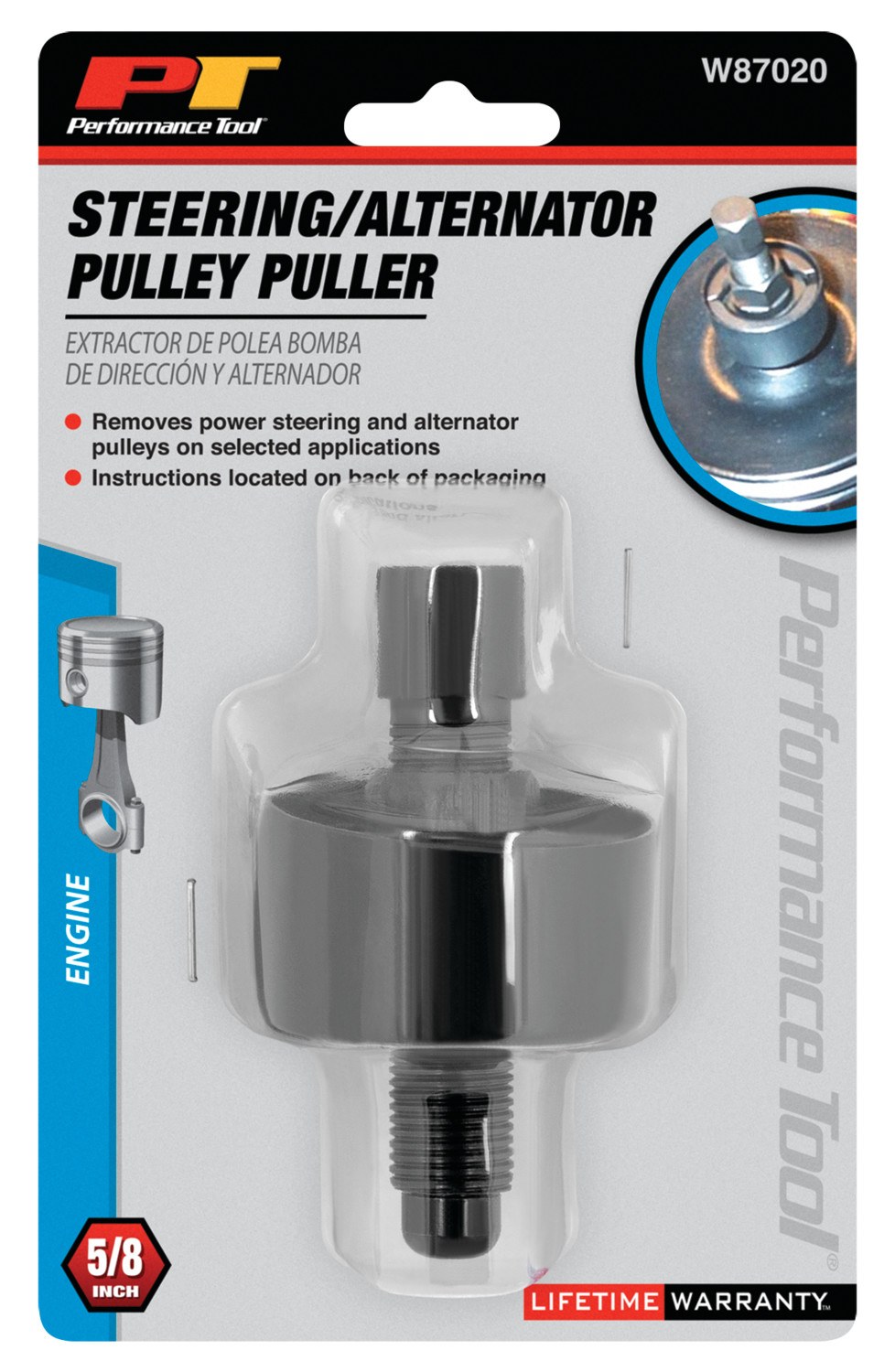Performance Tool Pulley Removal/ Installation Tool – W87020