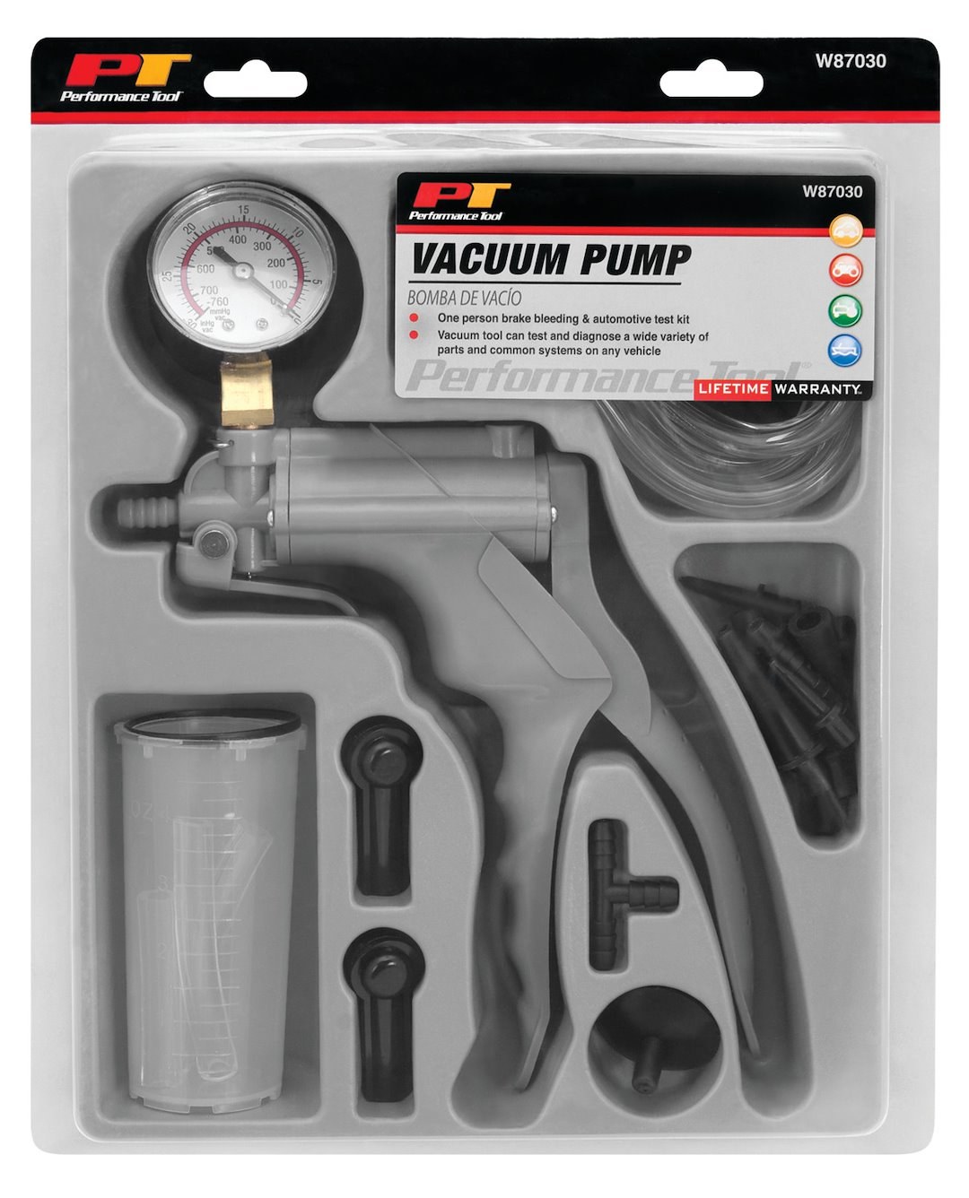 Performance Tool Brake Bleeder, Use to Test Ignition Timing/ Chokes/ Mechanical Fuel Pumps – W87030