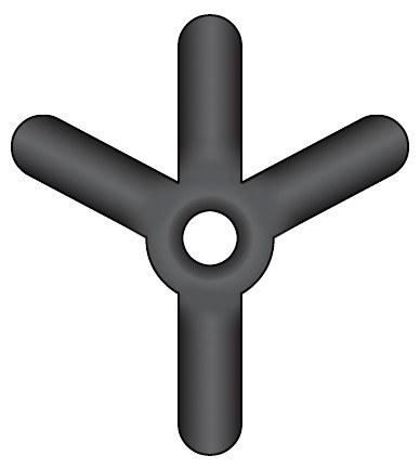 Performance Tool Gear Puller, 4-3/4 Inch Jaw Spread, 2/ 3 Jaw, Chrome Vanadium Steel, 3-1/4 Inch Reach – W87123