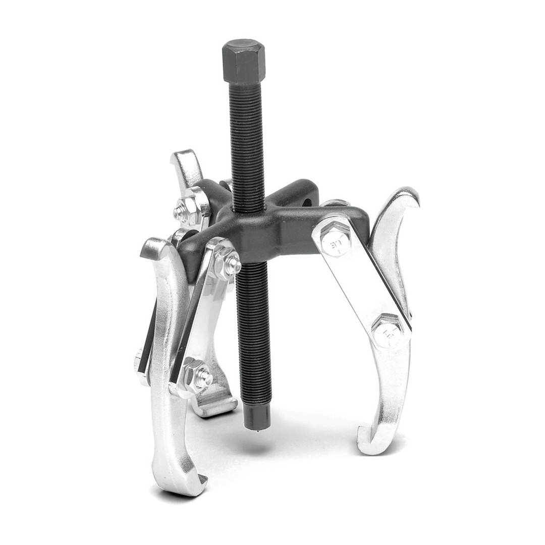 Performance Tool Gear Puller, 7 Inch Jaw Spread, 2/ 3 Jaw, Chrome Vanadium Steel, 5-1/4 Inch Reach – W87127