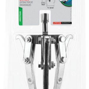 Performance Tool Gear Puller, 7 Inch Jaw Spread, 2/ 3 Jaw, Chrome Vanadium Steel, 5-1/4 Inch Reach – W87127