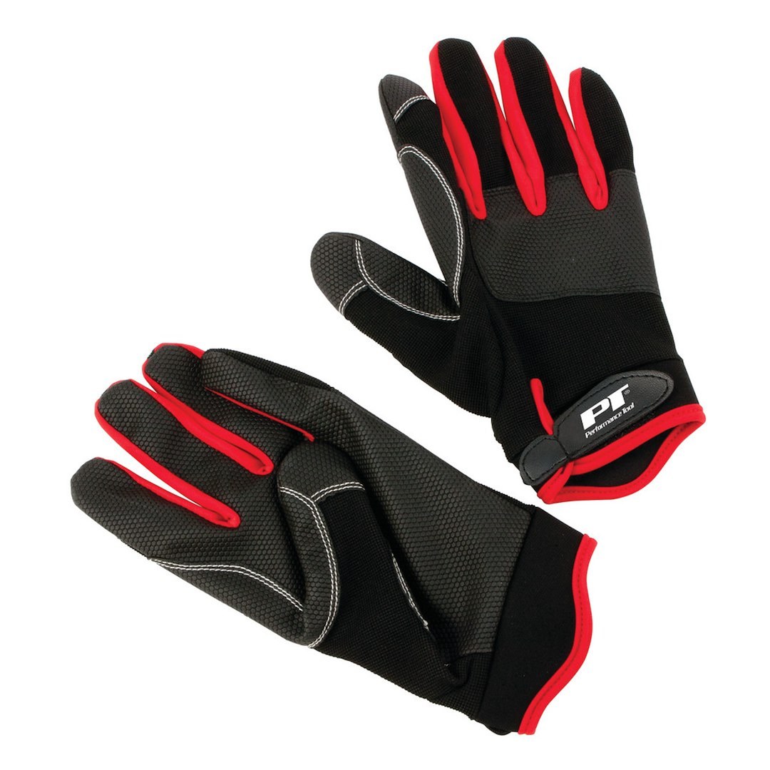 Performance Tool Gloves, Mechanics Work, Medium, Polyurethane/ Fabric, Set of 2 – W89005