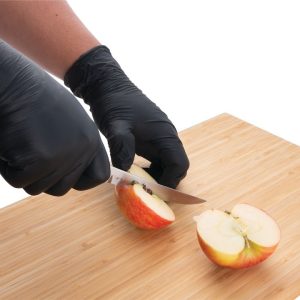 Performance Tool Gloves, Disposable, Medium, Nitrile, Black, Box of 100 – W89011