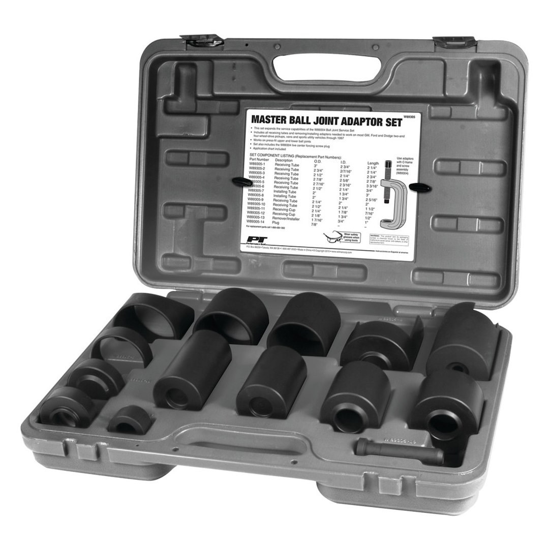 Performance Tool Ball Joint Press Adapter, Works with Performance Tool Number W89304 Ball Joint Service Set – W89305