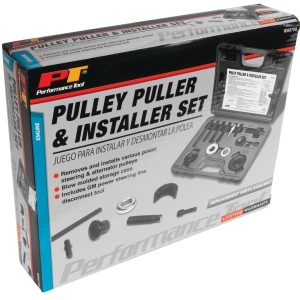 Performance Tool Pulley Removal/ Installation Tool, Use for Most Alternator and Power Steering Pulleys – W89708