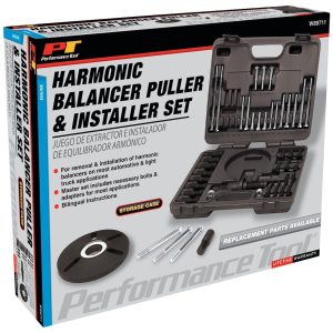 Performance Tool Harmonic Balancer Removal Tool, Installation and Removal Tool, With Bolts/ Adapters – W89711